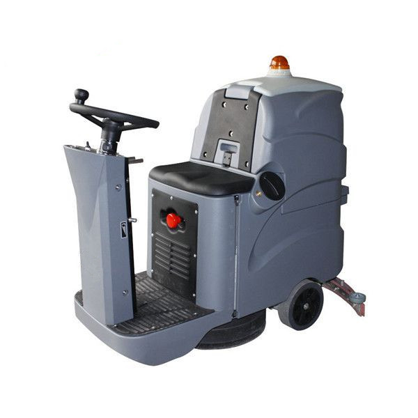 Macchine industriali grige di pulizia dell'impianto di lavaggio del pavimento di guida per il magazzino/fabbrica 0