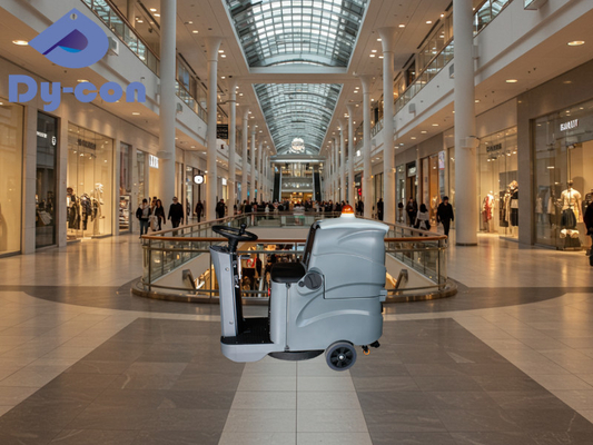 Macchina per pulire pavimenti professionale utilizzata per il centro commerciale
